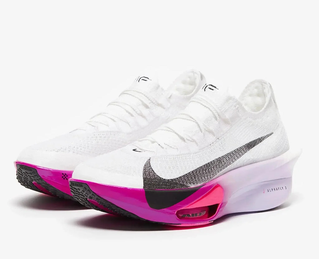 Nike Alphafly 3 White Pink Purple Agate Vivid Grape Running Sneakers