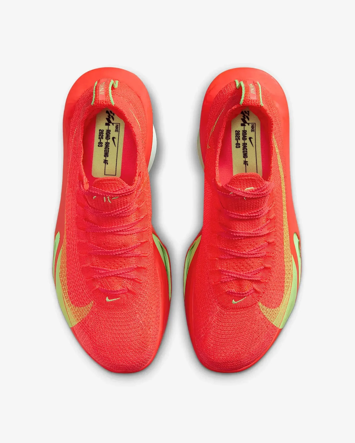 Nike Air Zoom Alphafly Next 3 Bright Crimson Lime Running Sneakers