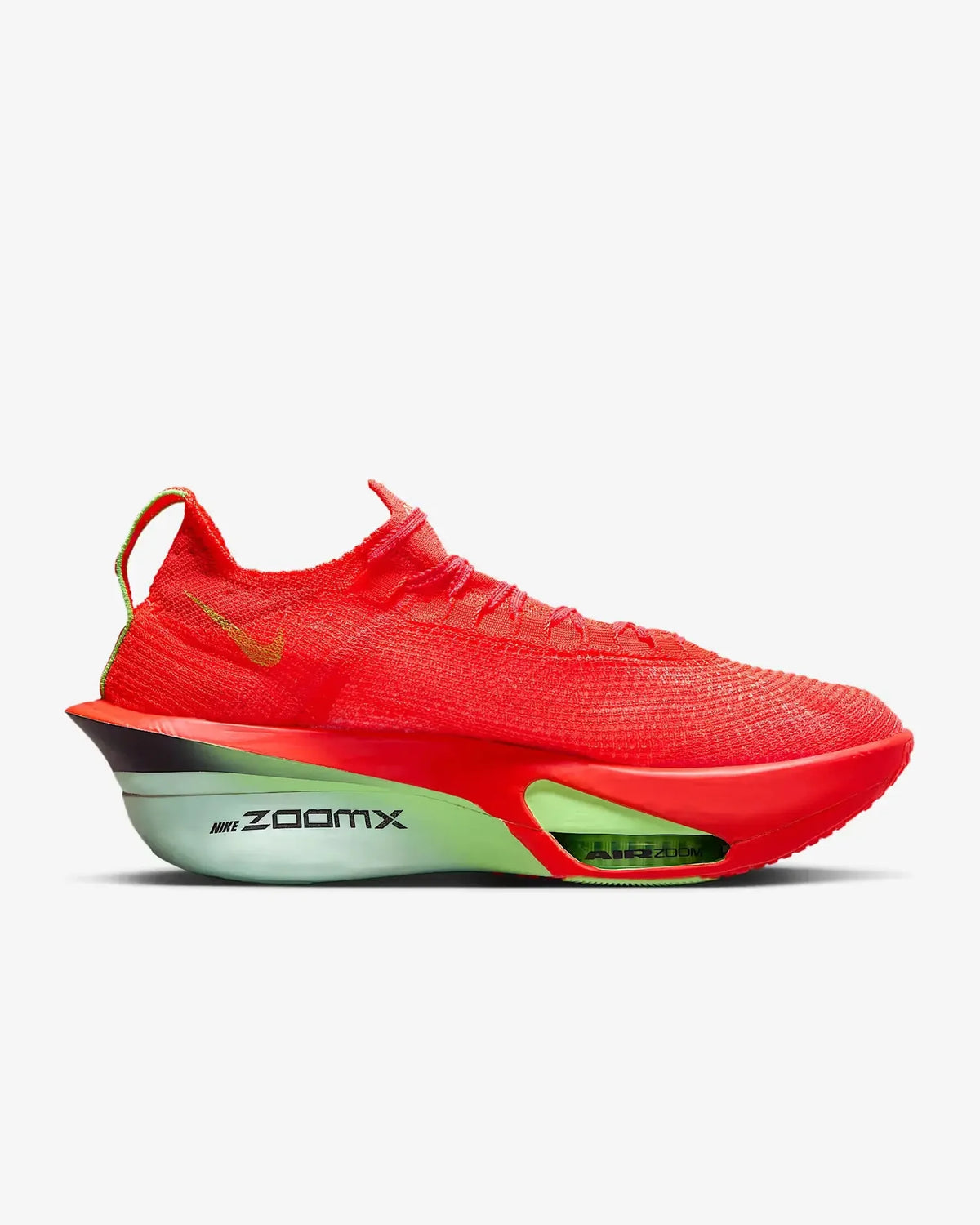 Nike Air Zoom Alphafly Next 3 Bright Crimson Lime Running Sneakers