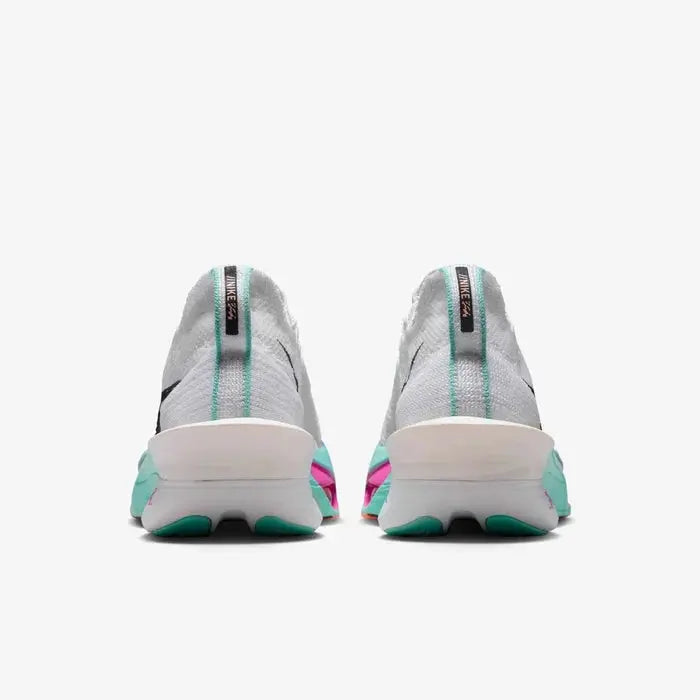 Nike Air Zoom Alphafly Next 3 White Hyper Turquoise Concord Black Running Sneakers