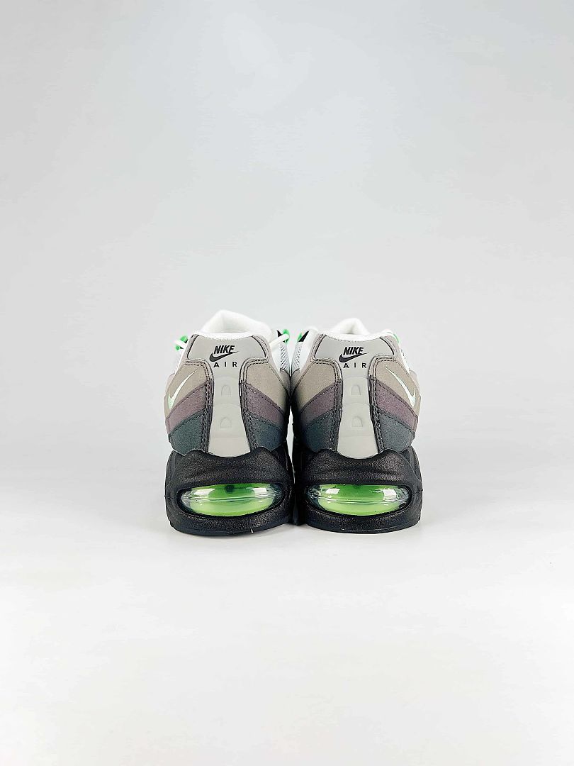 CDG x Nike Air Max 95 Grey Black Neon Green Sneakers