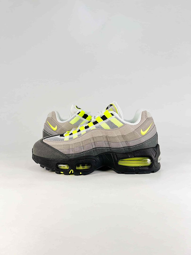CDG x Nike Air Max 95 Grey Black Volt Sneakers