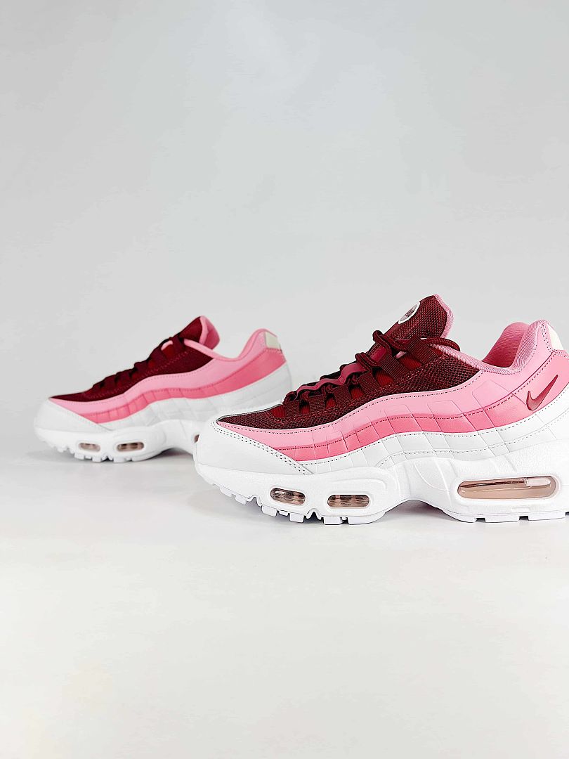 Nike Air Max 95 Pink Foam Burgundy Sneakers
