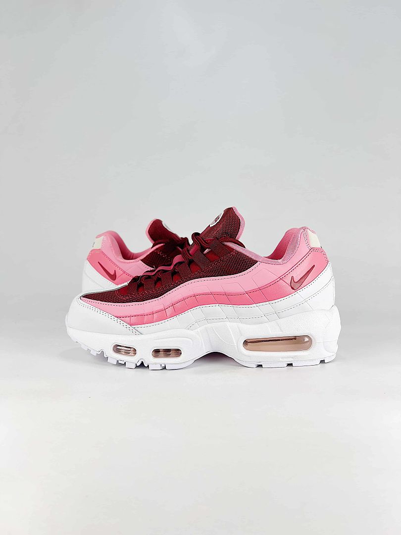 Nike Air Max 95 Pink Foam Burgundy Sneakers