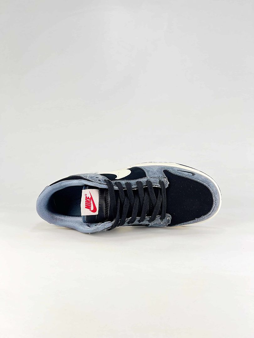 Supreme x Nike SB Dunk Low Black Grey Cream Sneakers