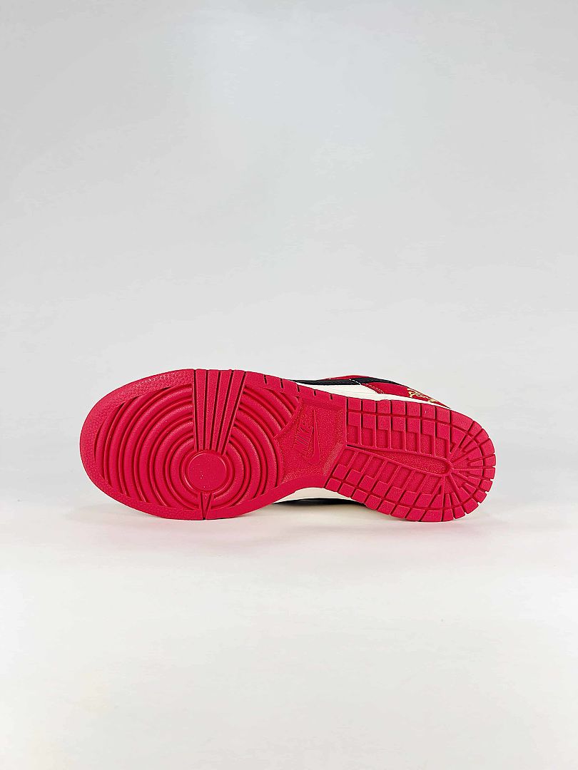 Nike Dunk Low CS1688-138 Red White Black Kobe Graphic Sneakers