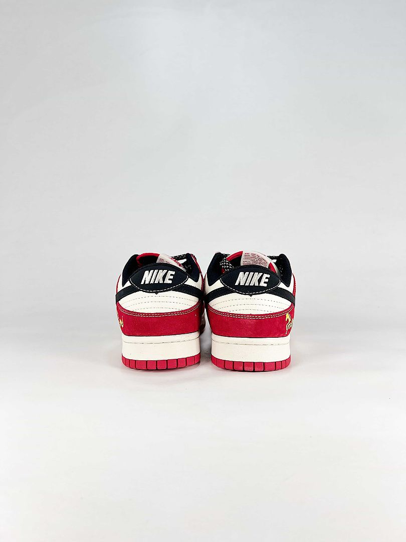 Nike Dunk Low CS1688-138 Red White Black Kobe Graphic Sneakers