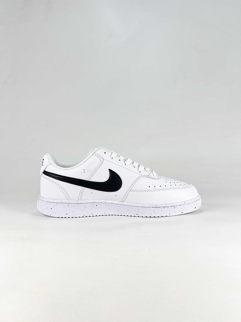 Nike Court Vision Low White Black Graffiti Sneakers