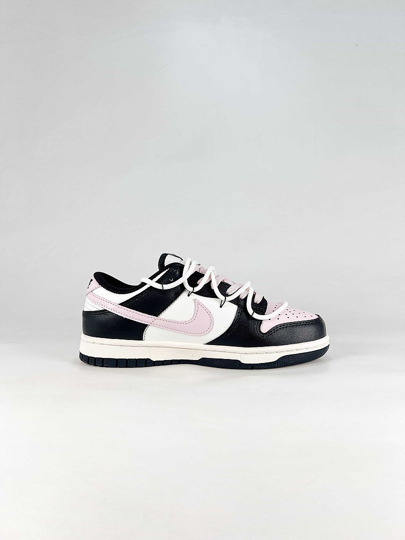 Nike Dunk SB Low CW1590-100 Graphic Detail Sneakers Black White Pink