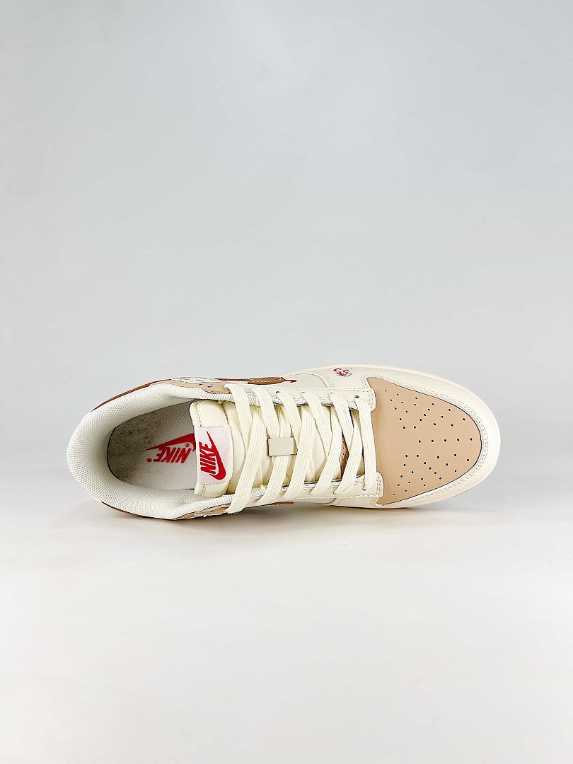 Nike SB Dunk Low SD6868-136 White Low Top Skate Sneakers