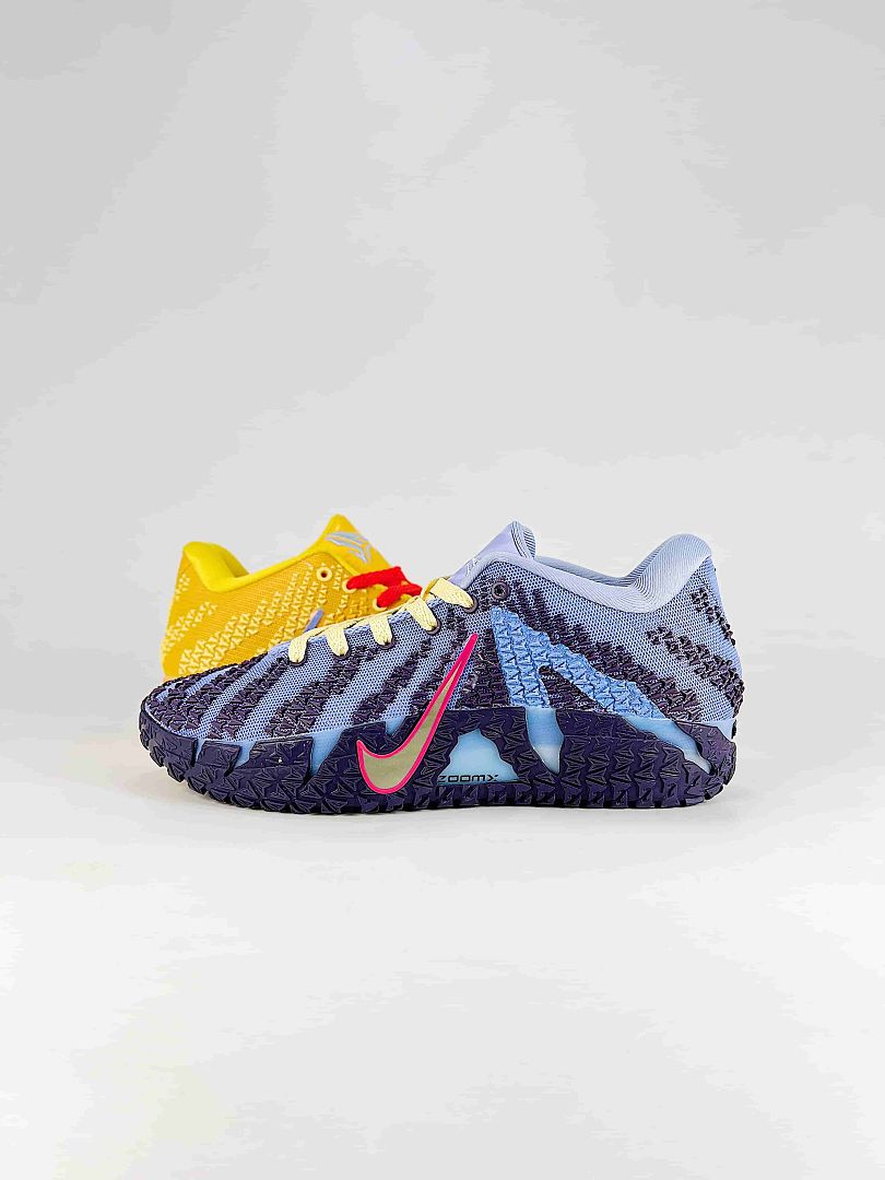 Nike Ja 3 HF2794-700 Yellow Navy Blue Grey Pink Basketball Sneakers