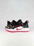 Nike Hyperdunk X Low EP AR0465-010 Black Gold Red Basketball Sneakers