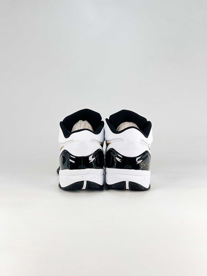 Nike Kobe 4 Protro FJ9363-102 White Black Gold Basketball Sneakers