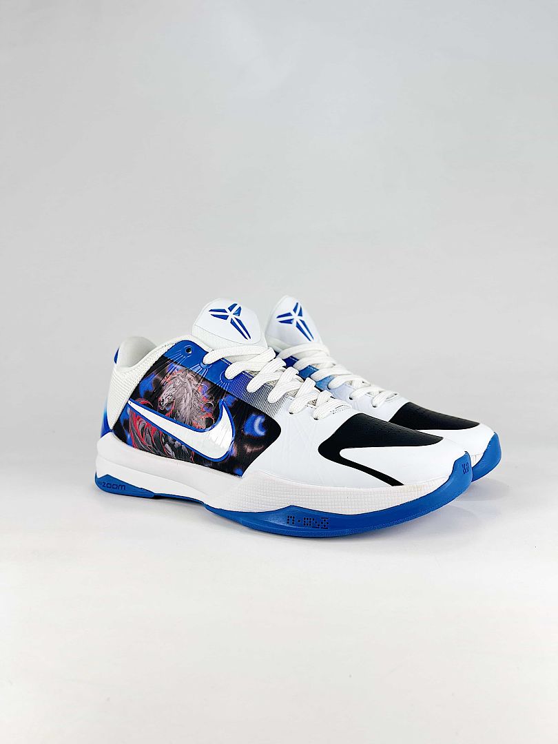 Nike Zoom Kobe 8 Protro CD4991-871 White Black Blue Basketball Sneakers