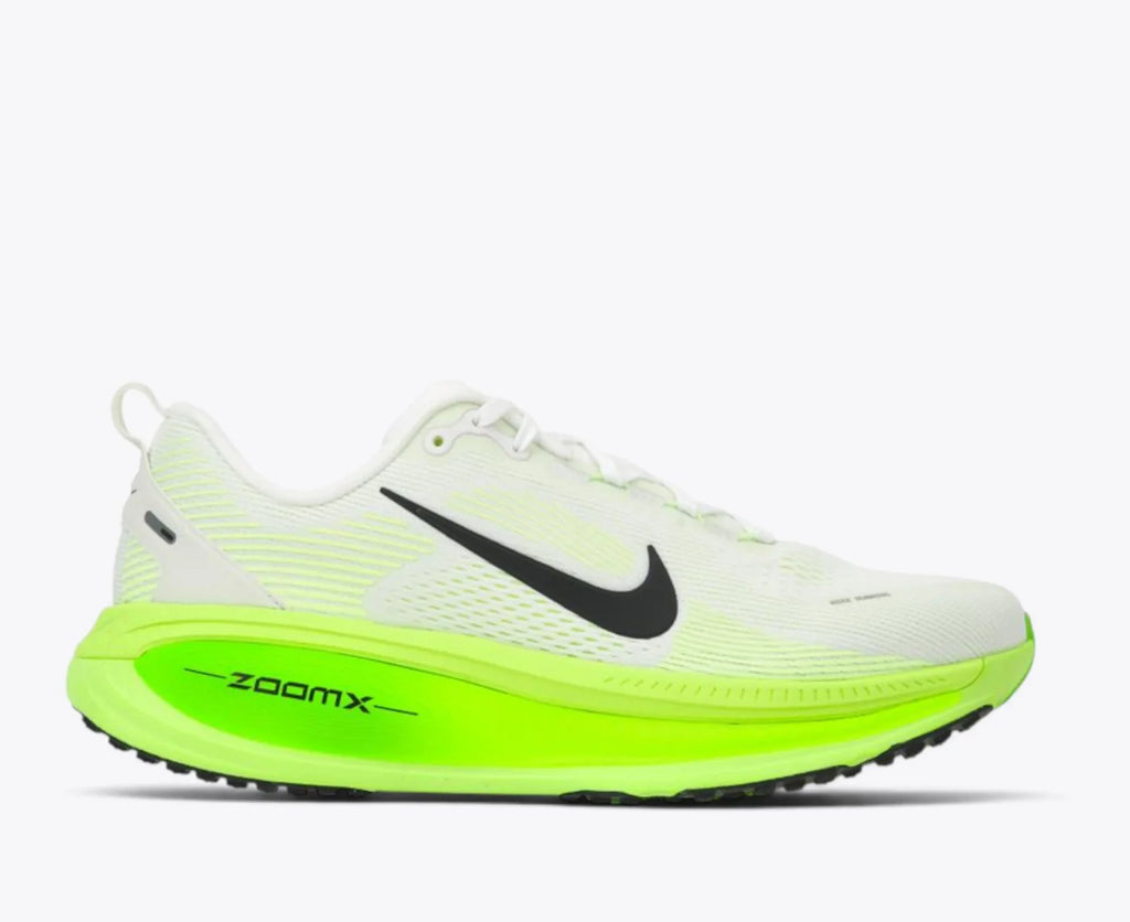 Nike Vomero 18 White Electric Green Volt Running Shoes