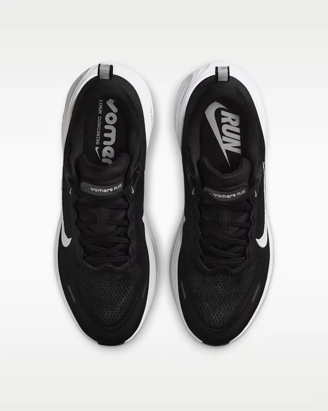 Nike Vomero Plus Black White Running Shoes