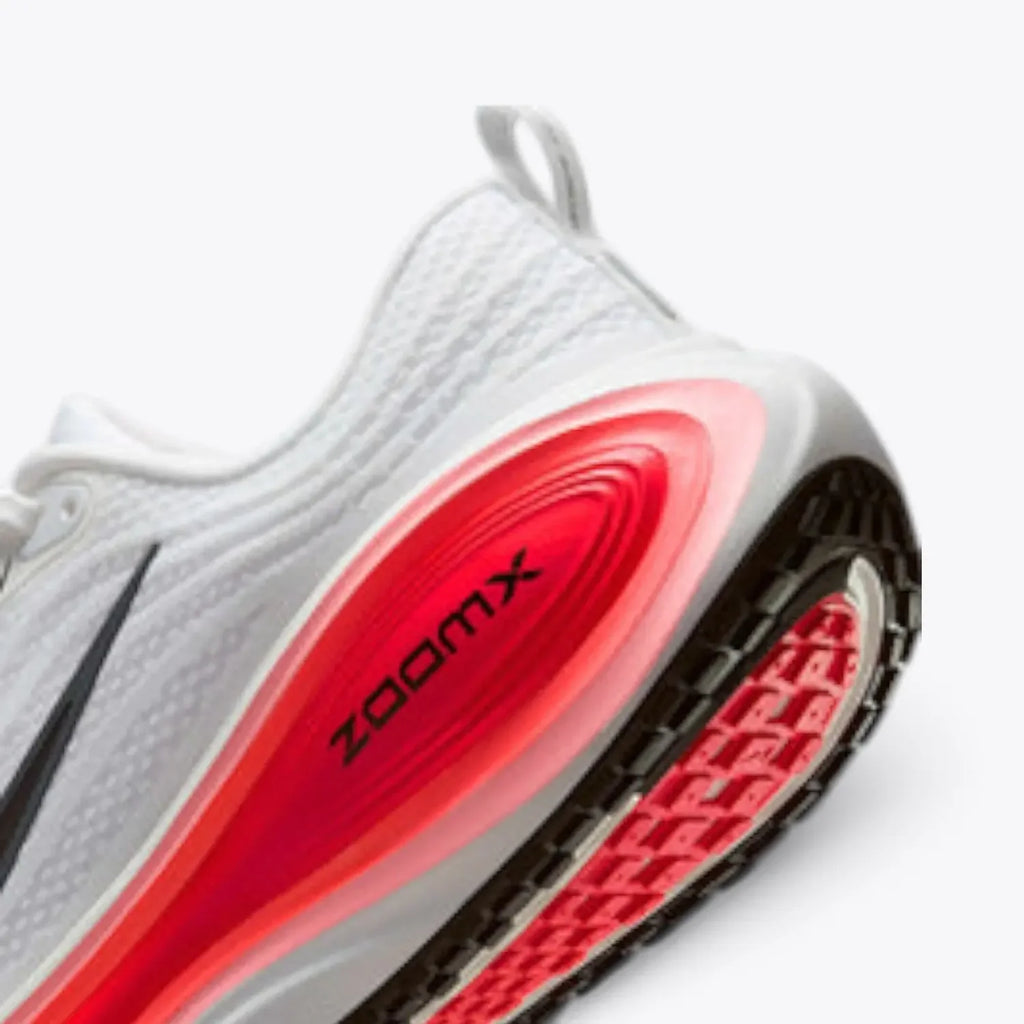 Nike Vomero Plus White Bright Crimson Running Shoes