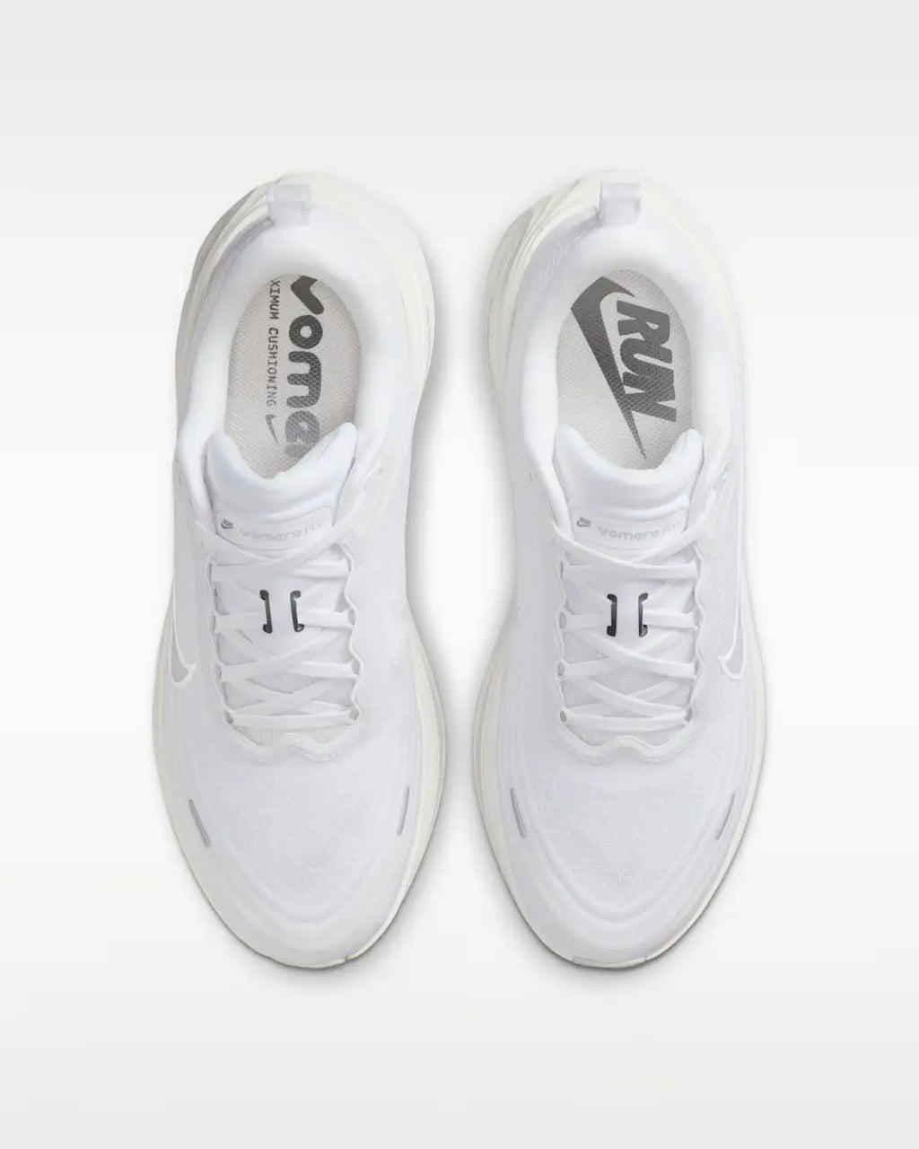 Nike Vomero Plus White Metallic Silver Light Smokey Grey Running Shoes