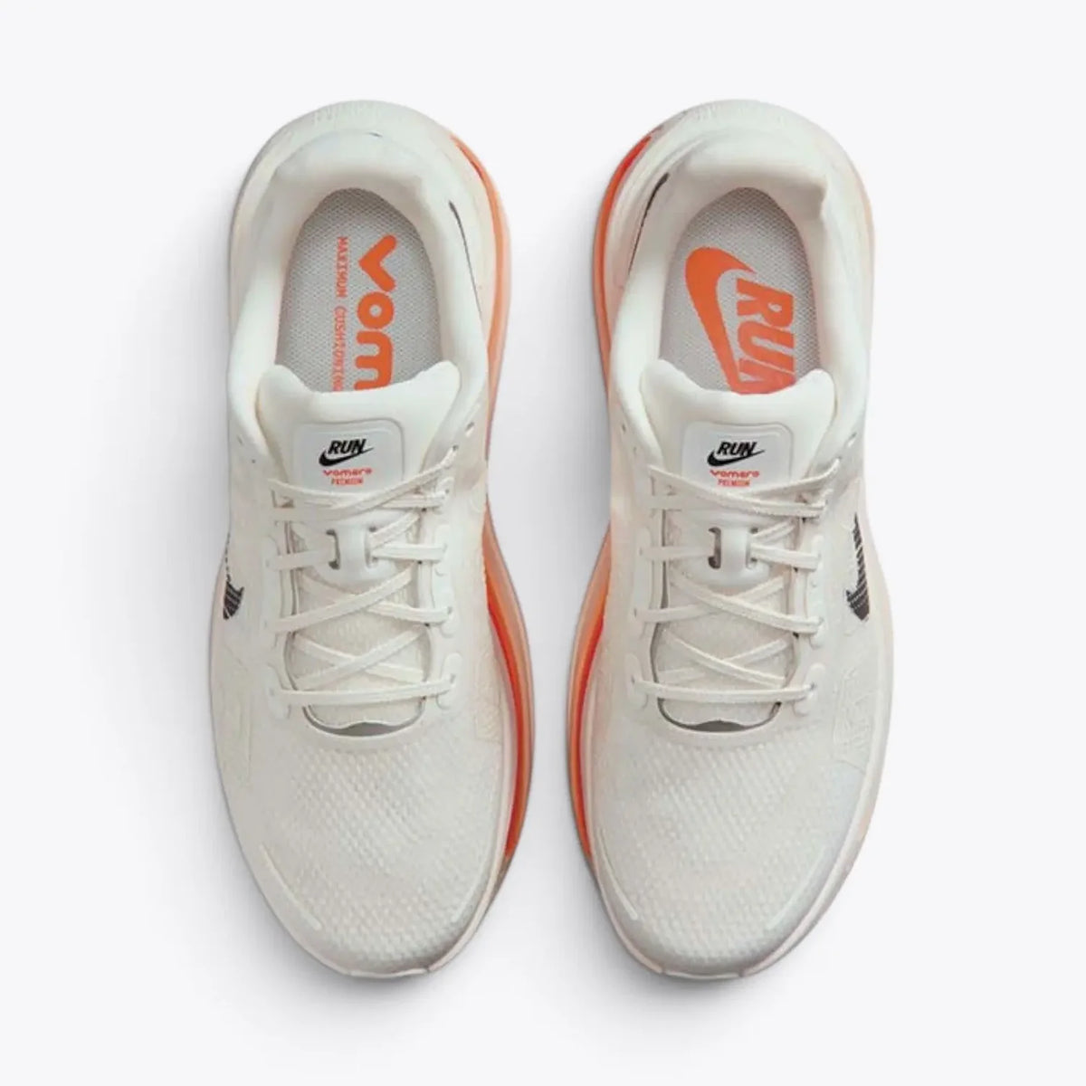 Nike Vomero Premium Sail Coconut Milk Total Orange Running Shoes