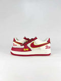 Nike Air Force 1 07 Low CS5288-050 Graphic Detail Sneakers Cream White Black