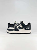Nike x The North Face Air Force 1 07 Low DF0188-160 Co Branded Sneakers Black White