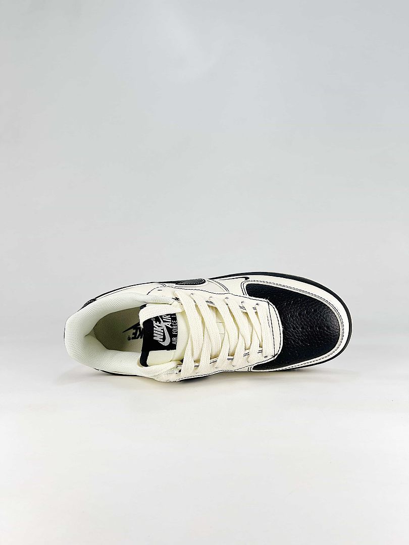Nike Air Force 1 07 Low DN9688-147 Stussy Double Swoosh Graphic Detail Sneakers White Black