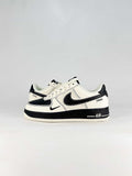 Nike Air Force 1 07 Low DN9688-147 Stussy Double Swoosh Graphic Detail Sneakers White Black