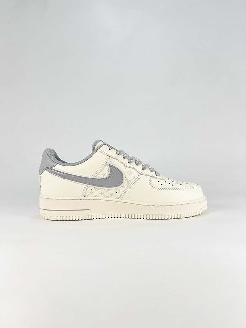 Louis Vuitton x Nike Air Force 1 Low White Grey Air Sneakers