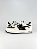 Nike Air Force 1 Low White Black Just Do It Air Sneakers