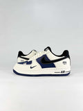 Nike Air Force 1 07 Low HO7788-105 Stussy Graphic Detail Sneakers White Navy Black