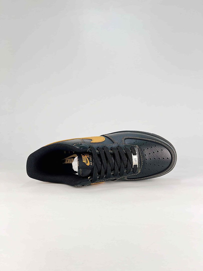Nike Air Force 1 07 Low HQ2037-003 Stussy Graphic Detail Sneakers Black