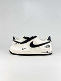 Nike x The North Face Air Force 1 07 Low LF6688-001 Logo Detail Sneakers White Black