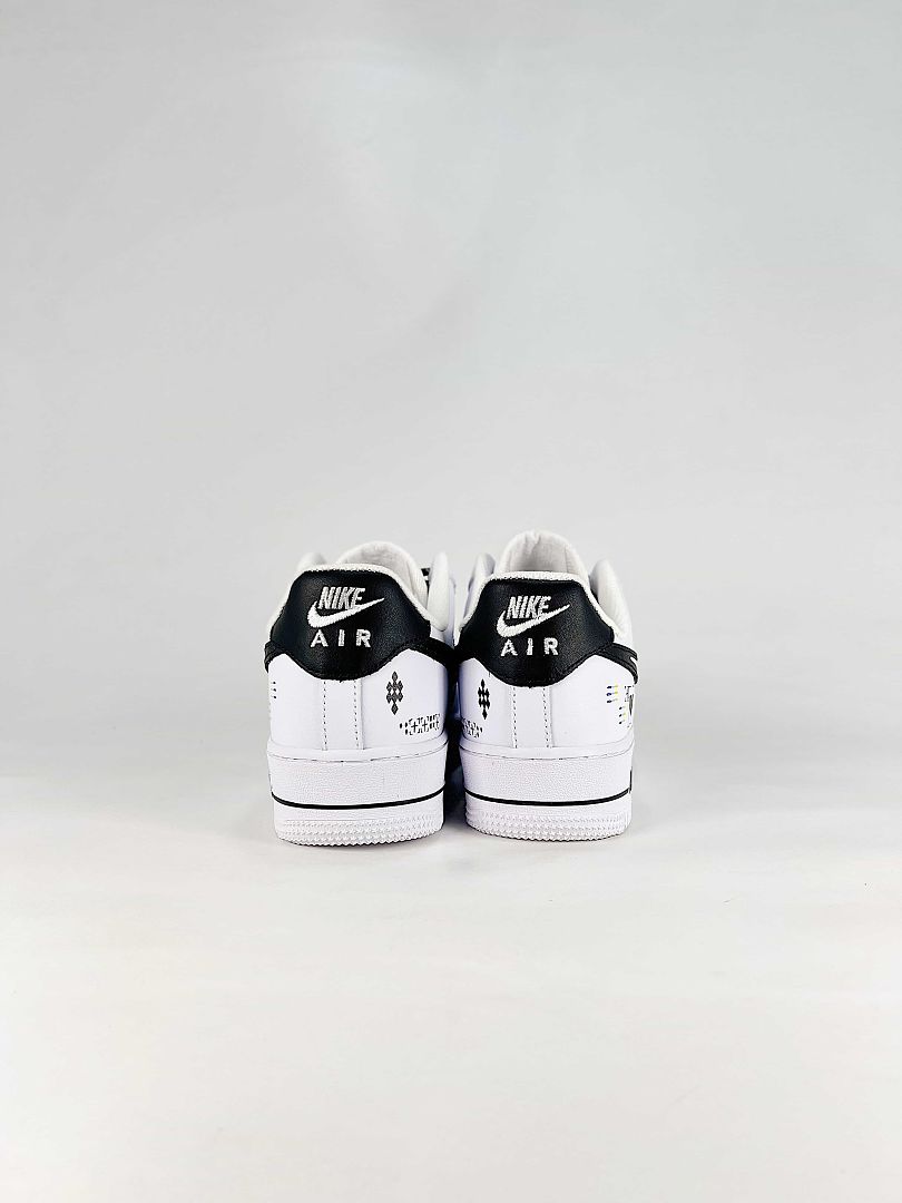Nike Air Force 1 '07 Low CW2288-111 White Black Graphic Sneakers