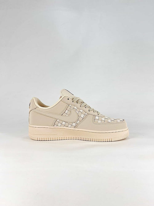 Nike Air Force 1 07 Low IM5755-100 Woven Detail Sneakers Cream White