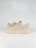 Nike Air Force 1 07 Low IM5755-100 Woven Detail Sneakers Cream White
