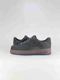 Nike Air Force 1 07 Low IR0951-003 Denim Sneakers Dark Gray Black