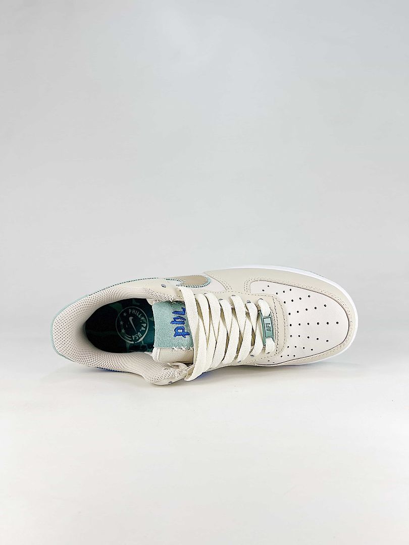 Nike Air Force 1 Low Philadelphia White Blue Green Air Sneakers