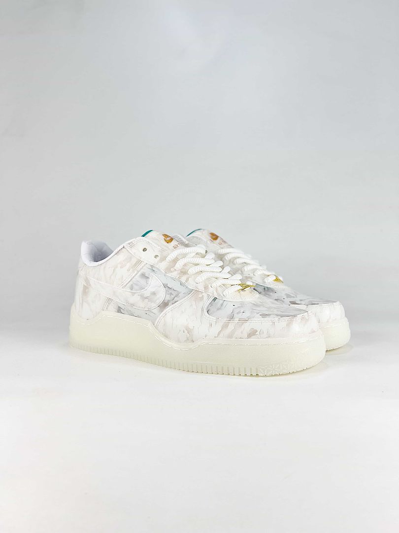 Nike Air Force 1 '07 Low IQ5373-100 White Marble Sneakers