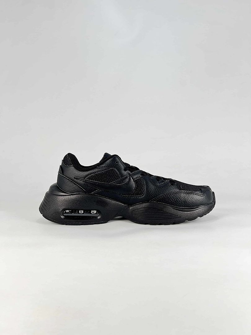 Nike Air Max Fusion CJ1671-001 Textured Sole Sneakers Black