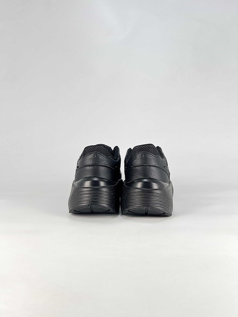 Nike Air Max Fusion CJ1671-001 Textured Sole Sneakers Black