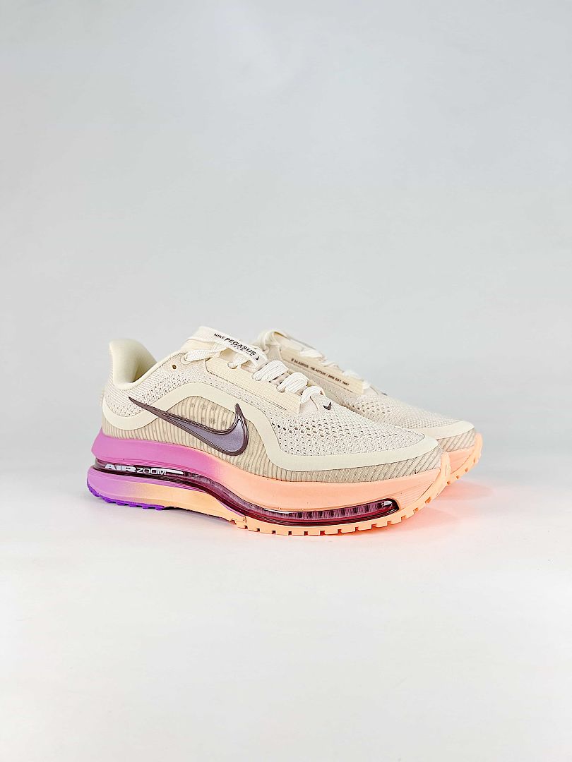 Nike Pegasus Premium Women's Running Shoes HQ2593-113 Chalk Orange Magenta