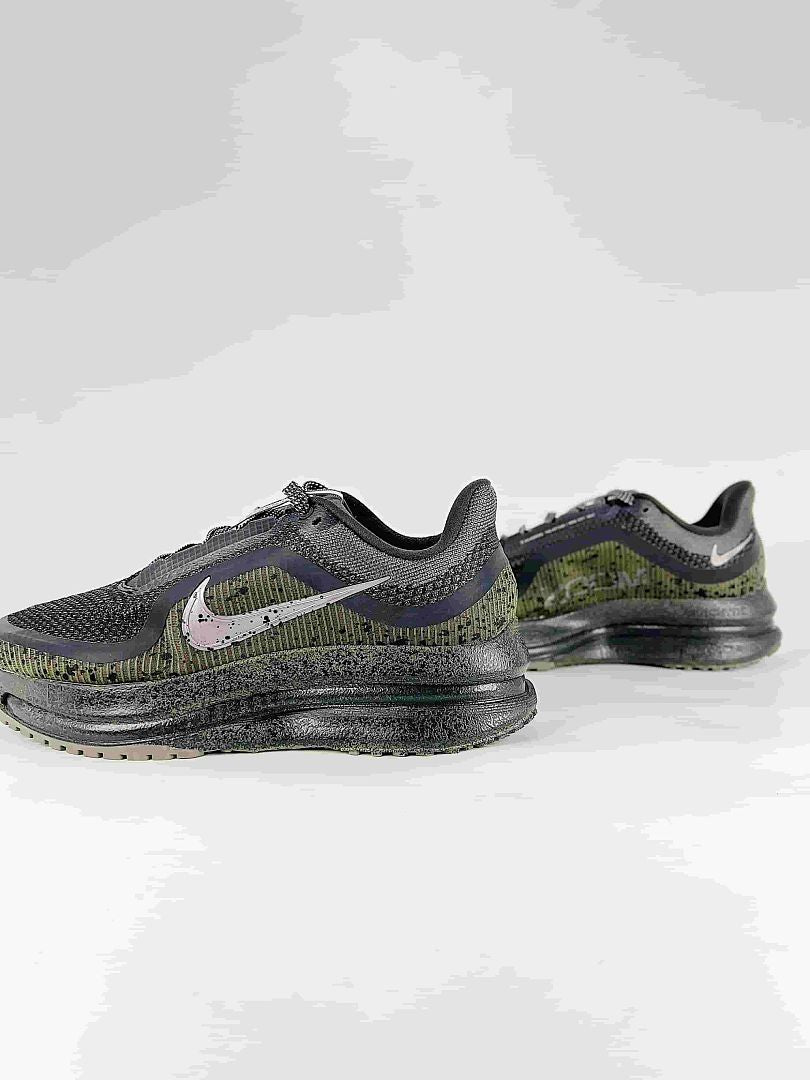 Nike Pegasus Premium IM6000-264 Reflective Mesh Sneakers Black Gray Olive