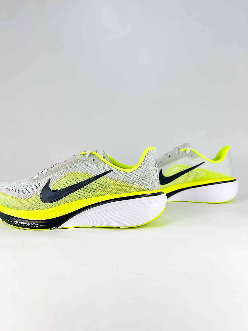 Nike Air Zoom Pegasus 42 White Black Volt Running Shoes