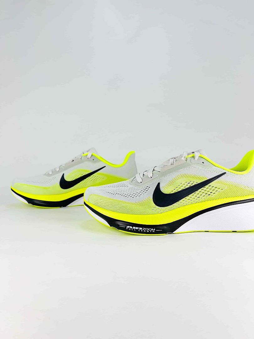 Nike Air Zoom Pegasus 42 White Black Volt Running Shoes