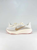 Nike Air Zoom Pegasus 42 White Gold Red Running Shoes