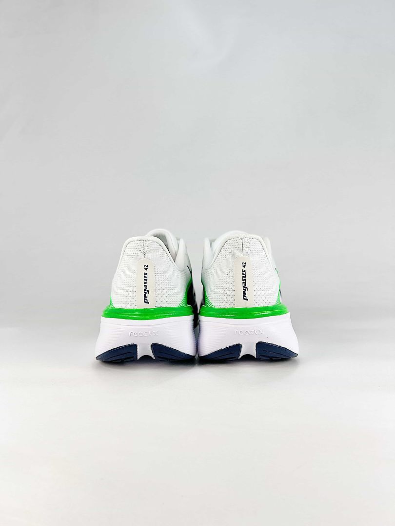 Nike Pegasus 42 IB1873-107 Zoom Air Detail Sneakers White Black Green