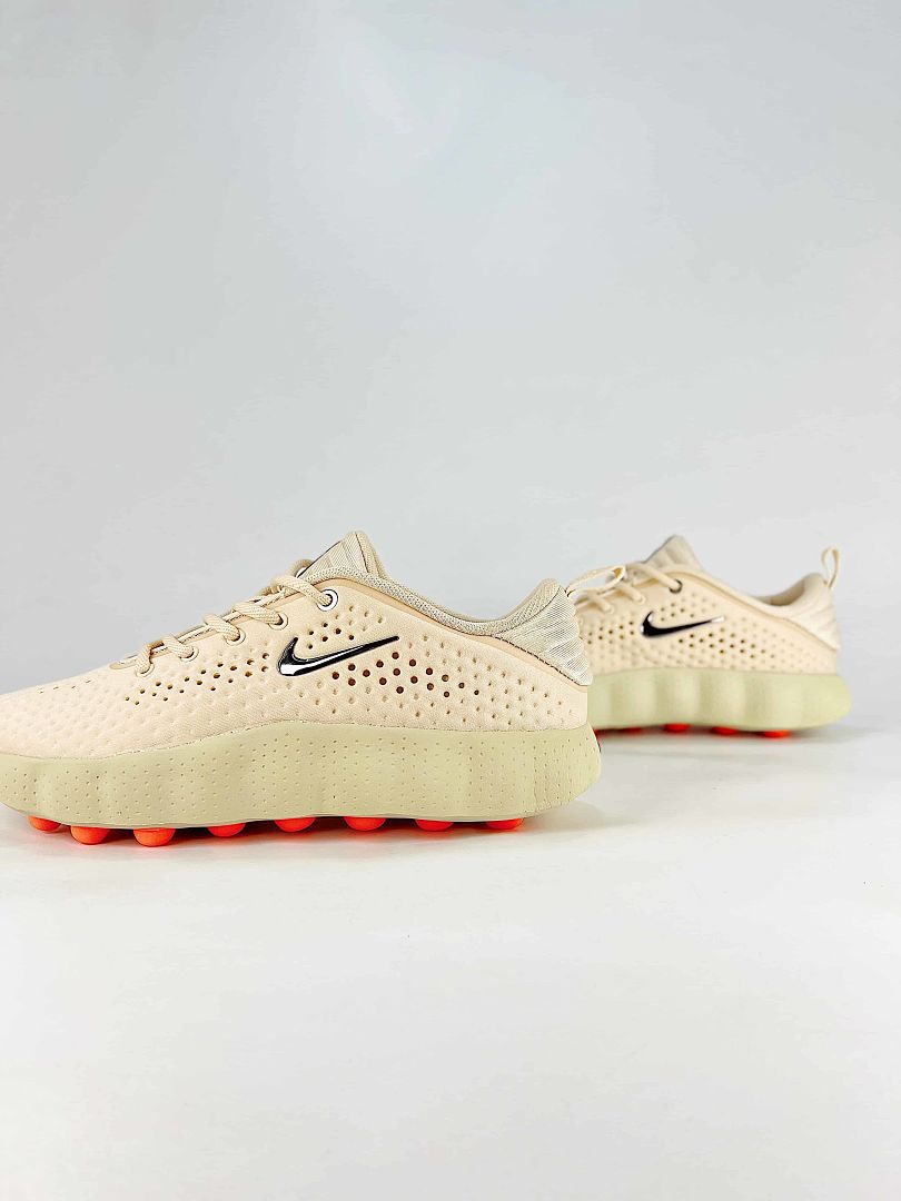Nike Mind 002 HQ4308-200 Cream White Black Orange Red Sole Detail Sneakers