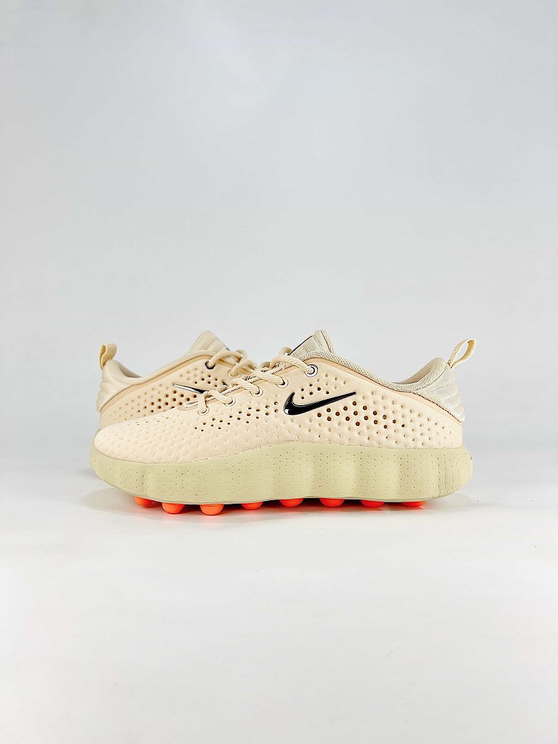 Nike Mind 002 HQ4308-200 Cream White Black Orange Red Sole Detail Sneakers