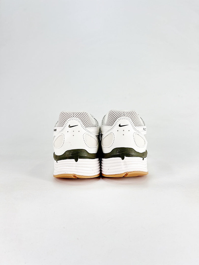 Nike P6000 BV1021016 White Black Olive Retro Running Inspired Lifestyle Sneakers