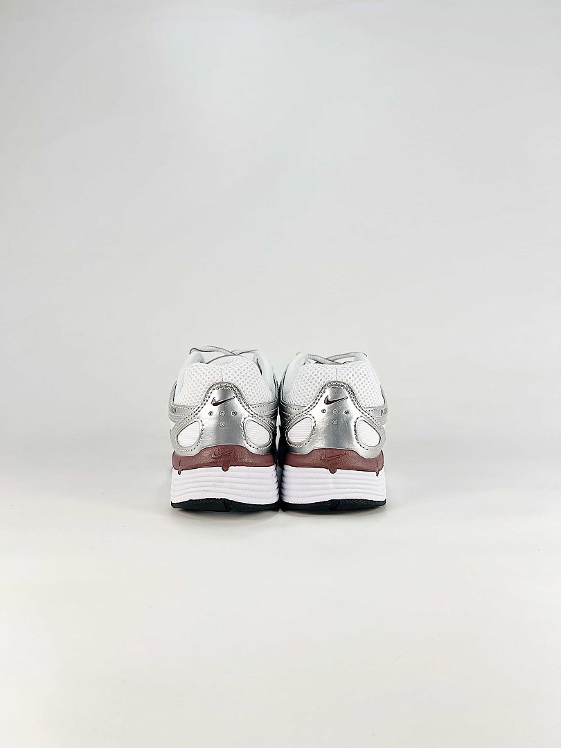 Nike P6000 BV1021110 White Grey Burgundy Retro Running Inspired Lifestyle Sneakers